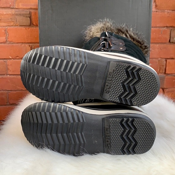 SOREL NEW! Joan of Arctic Waterproof Fur Cuff Tall Lace Up Winter Snow Boots - Picture 13 of 16